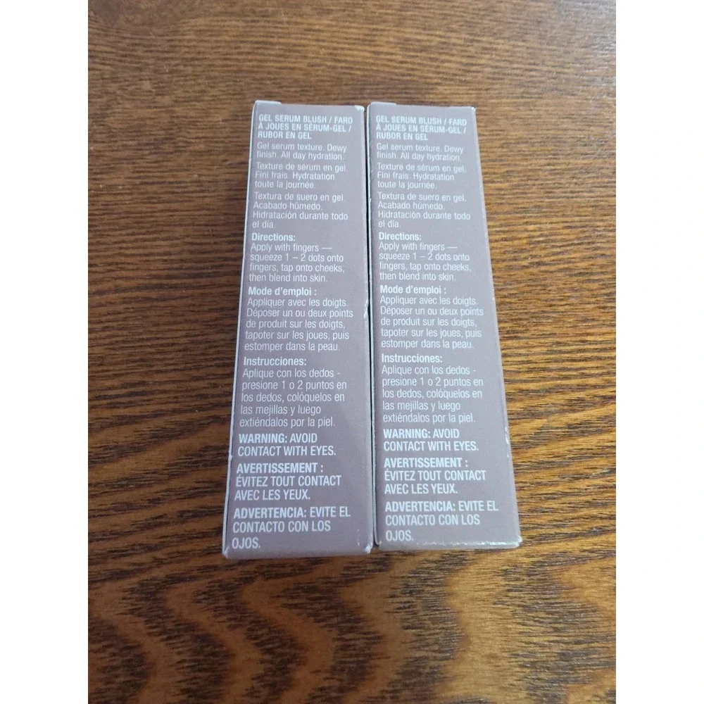 (2X)Revlon Illuminance Gel‎ Serum Blush Visibly Plump Cheeks #130 Beaming Coral